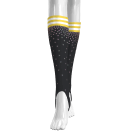 personalized youth long cheer socks